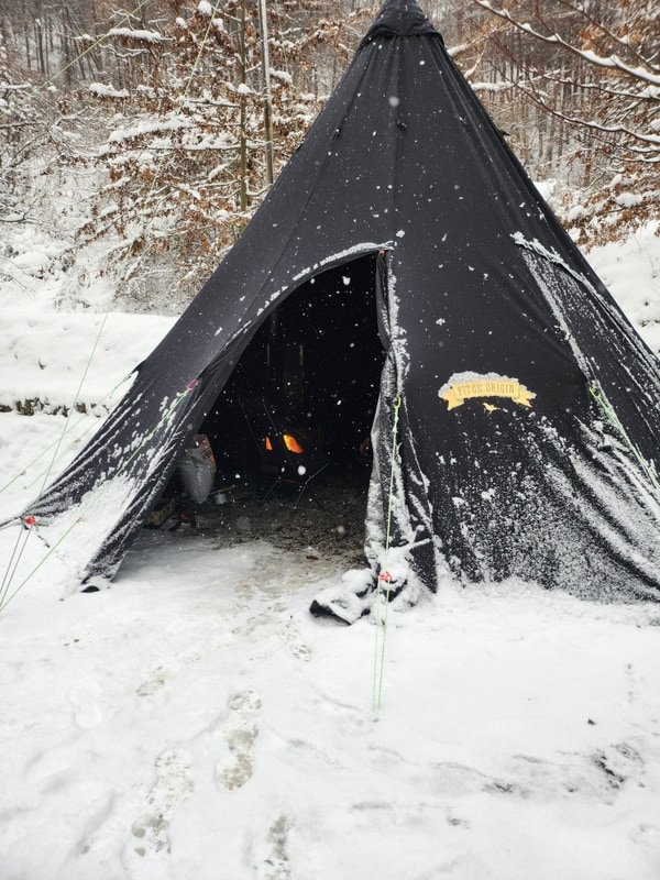 겨울 캠핑, 정읍 자두마을 캠핑장
