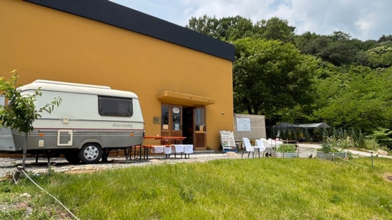 청도 에이스캠프 오토캠핑장 B5 (사이트정리, 카라반사이트)