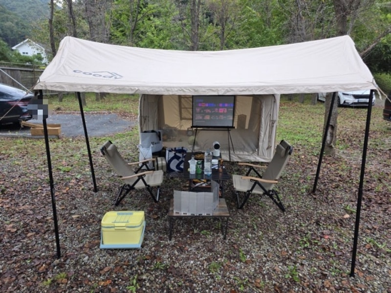 용인 문수산캠핑장｜벚나무 사이트 1박 2일 캠핑