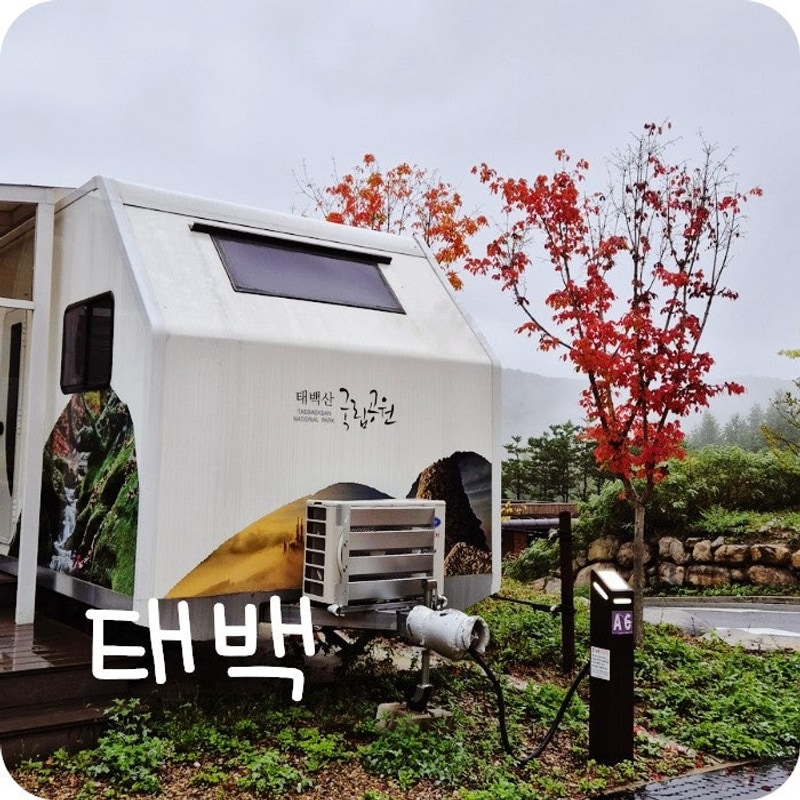 태백산국립공원 소도야영장 카라반