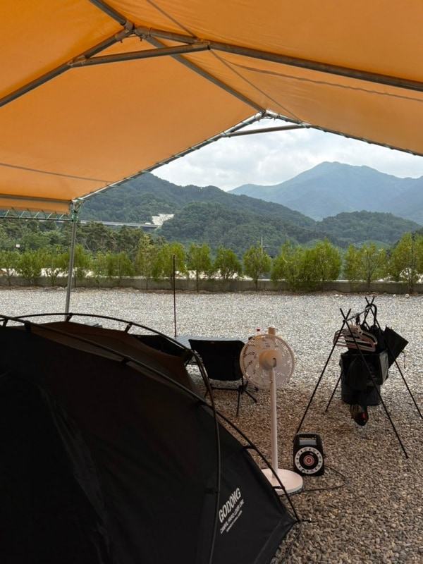 5번째캠핑 | 횡성에 가다! 새말캠핑장 그리고 마지막 여름캠핑