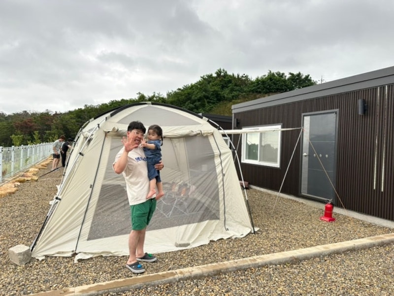 경주 리틀포레스트 캠핑장 셋이되어 3년만에 다녀옴...