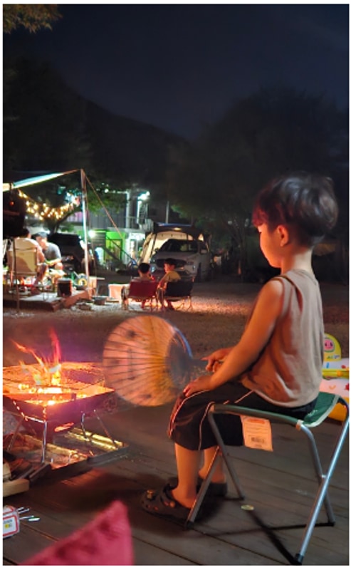 광복절 연휴에 떠난 양주 송천캠핑장 에서의 1박