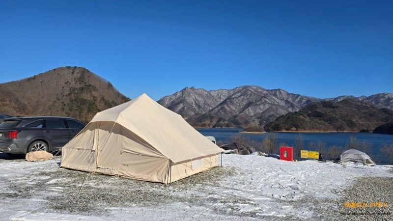 충주 캠핑808 뷰 좋은 충주호 캠핑장 일출 명당 편의시설 소개