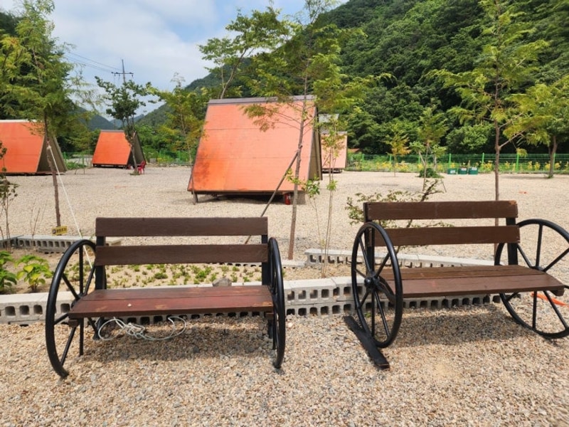 캠핑장 포항 글램핑 맛집이라 해서 다녀온 하늘숲 오토캠핑장