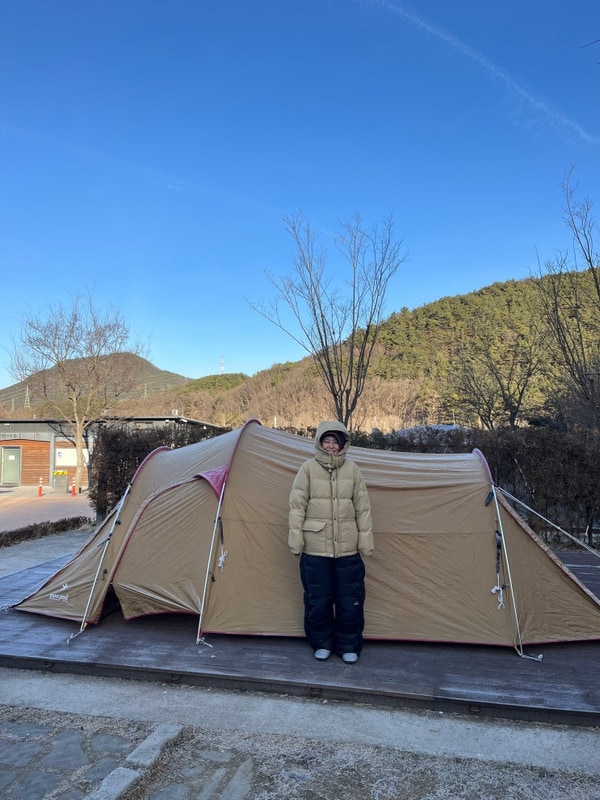 > 얼어 죽을뻔한 김제 모악산 캠핑파크에서의 하루