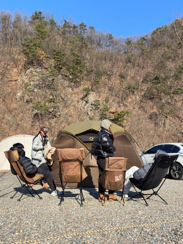 백컨트리 쉘터, 헬리녹스 노나돔과 함께 in 양평 숲이야 캠핑장