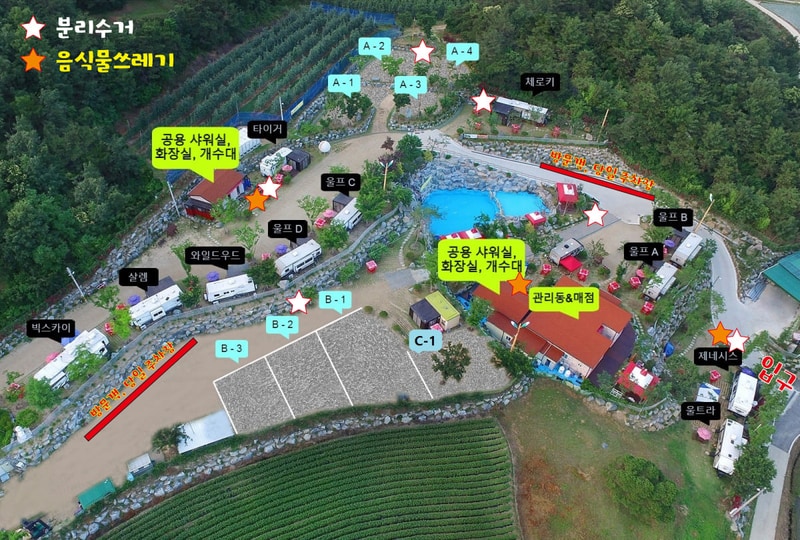 청화산카라반&캠핑 배치도 1