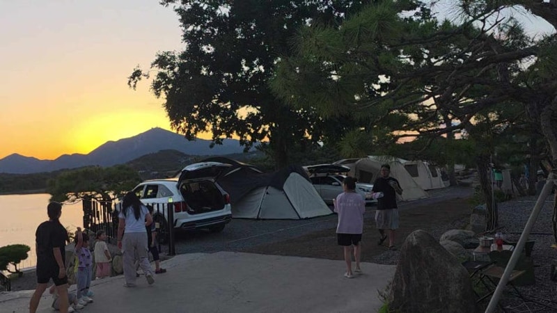 경남 사천 비토 솔섬오토캠핑장 사이트 비교 추천/바다[B사이트]