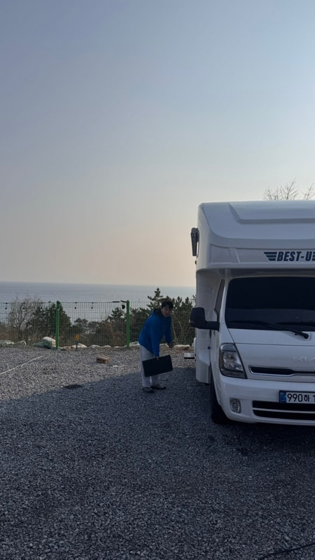 동해 아름다운 캠프 오션뷰캠핑장 (캠핑카 1박 2일)