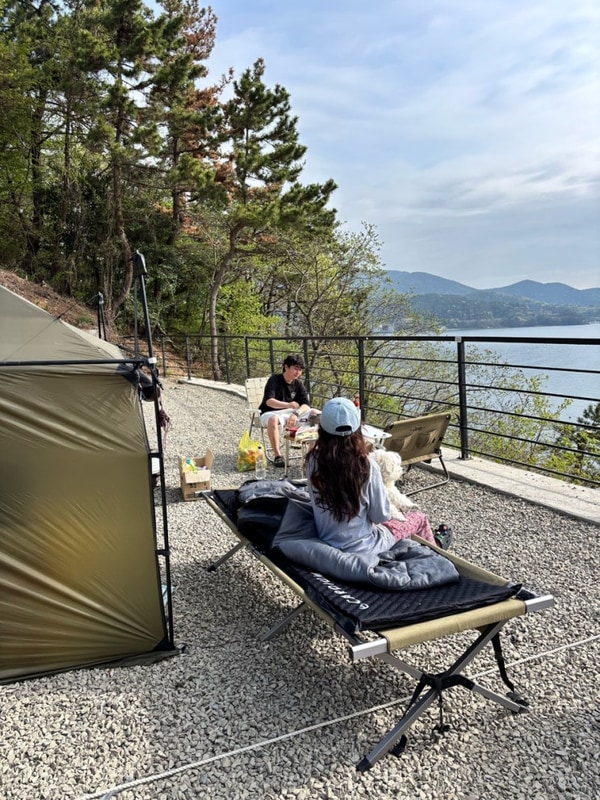 경남 고성 해해해캠핑장 (애견동반 가족캠핑...