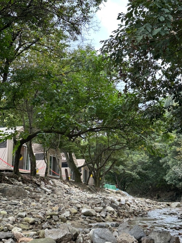 가평 핀란드캠핑성 글램핑 #계곡 #수영장