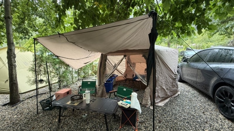 25.09.20-21 [자작자작캠핑장] _반타곤과 우중캠핑, 강원도 횡성