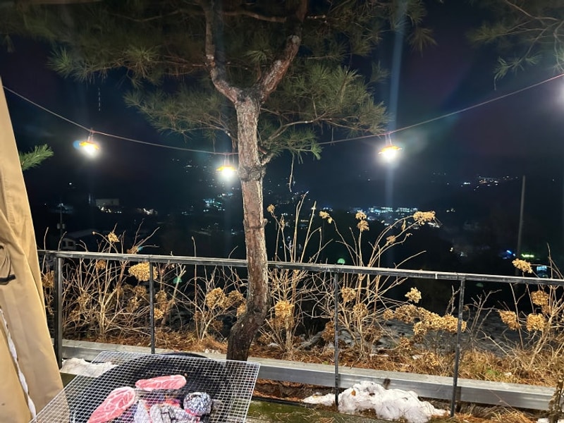 혼자 여행, 가평 구름산 카라반 글램핑 TRIP