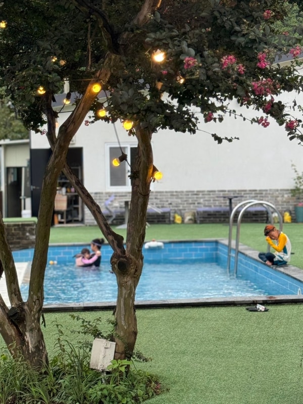 다시 찾은 산청 꽃길 글램핑 행복한 가족모임