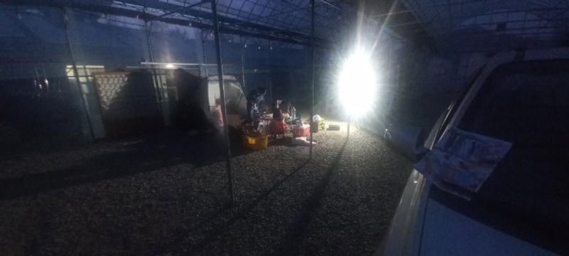 (캠핑25ㅡ1)아산 영인면 세제골농원숲속야영장(비바람 피할수...