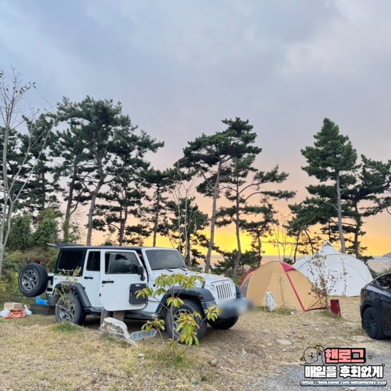 서천 "고요새캠핑장" 캠핑 후기! (요새 1번)