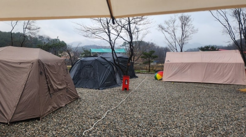 천안 위례성캠핑장에서 4월 2박 3일 캠핑