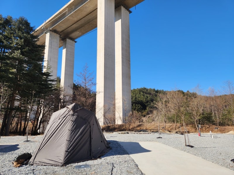 강원도 강릉 캠핑 하슬라 캠핑장 겨울 캠핑 추천