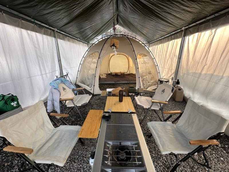 가평. 한알캠핑장. feat. 우레탄 하우스 캠핑.