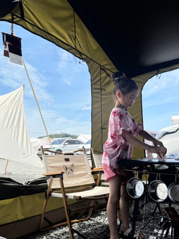 유유네 12th 캠핑 경남 키즈캠핑장 고성 오오유맨손캠핑 2박...