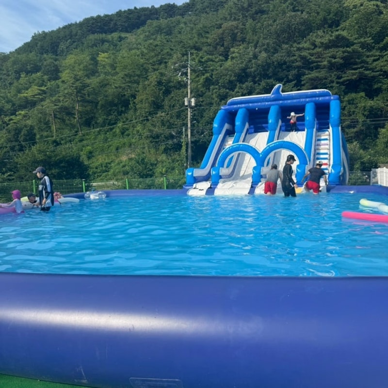 캠핑, 카라반 추천! 깨끗하고 수영장있는 숙소 ‘제천 소소캠프’