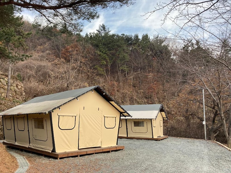 천지 글램핑 시설 사진 23