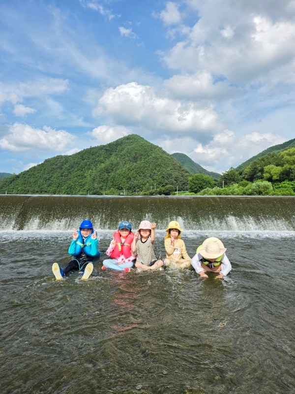 더운 여름!!캠핑장에서 이겨내기!!!(영월 주천강 캠핑장)