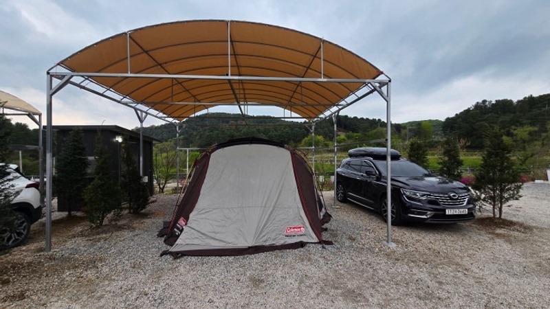 개인 화장실 있는 경기도 포천 다올숲 캠핑장