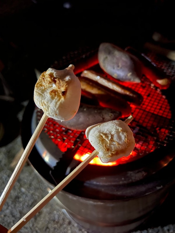 고흥만수변노을공원 오토캠핑장 : 먹은 흔적 남기기