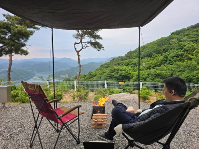 전남 정읍 "풍경소리 캠핑장" 생애 첫 차박 캠핑