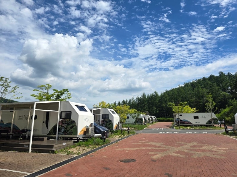 태백산국립공원 소도야영장 카라반 예약방법 및 후기