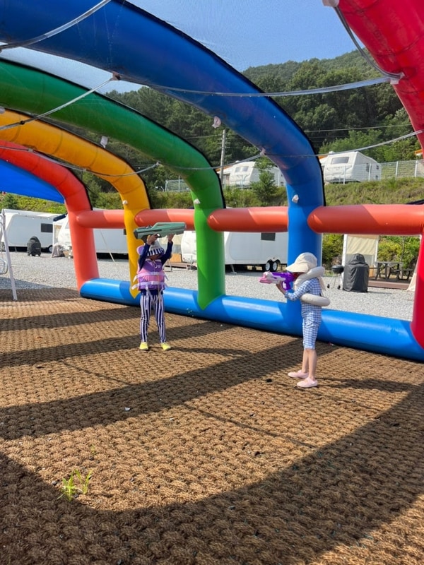 해월카라반앤캠핑 천안 아산 세종 가까운 공주 글램핑 물놀이...