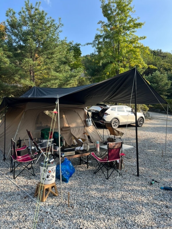 용인 단풍숲캠핑장 기린1, 각 사이트 소개 및 부대시설