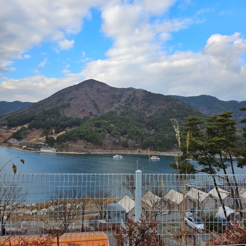 고성 산들바다관광농원 캠핑장 바다뷰