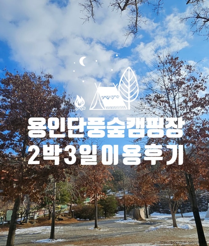 용인 단풍숲캠핑장 후기, 서울 근교 가족 캠핑장