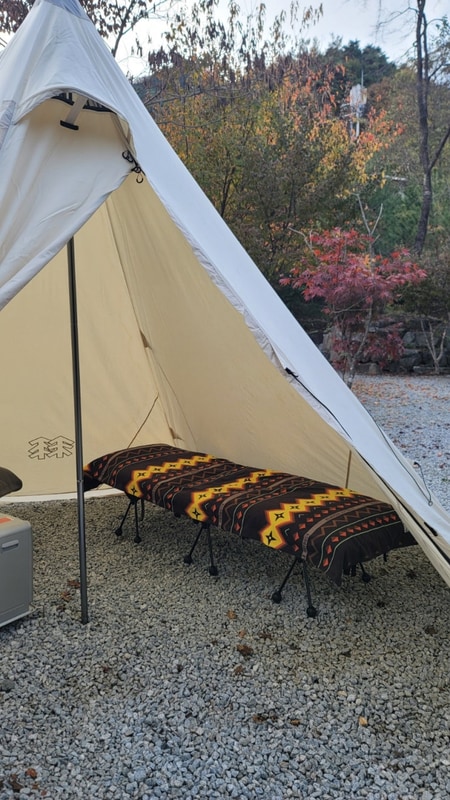 함양) 숲속애캠핑장 3캠프장 9번(3-9) 가을단풍캠핑...