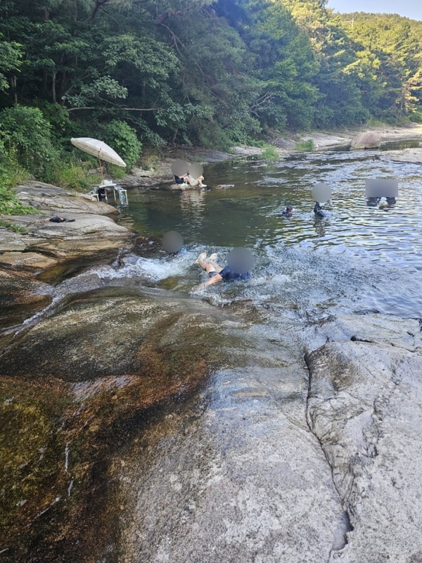 울산 울주캠핌장 작천정 별빛야영장 계곡 물놀이부터 바베큐까지