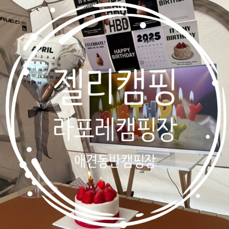 아산 애견동반 라포레캠핑장 C사이트 벚꽃은 내년에