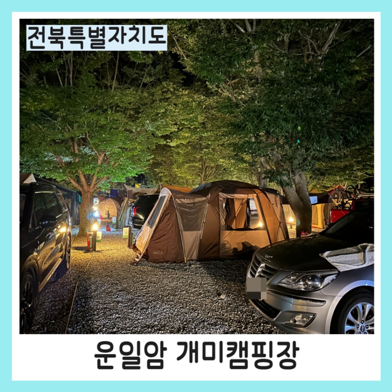 [운일암 개미 캠핑장] 아기랑 여름 캠핑 도전/★긴 글 주의...