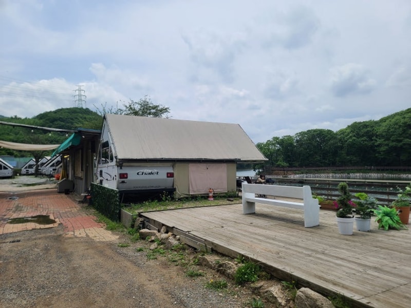 파주 호수 카라반 캠핑장 / 마장호수 캠핑장 내돈내산  방문기