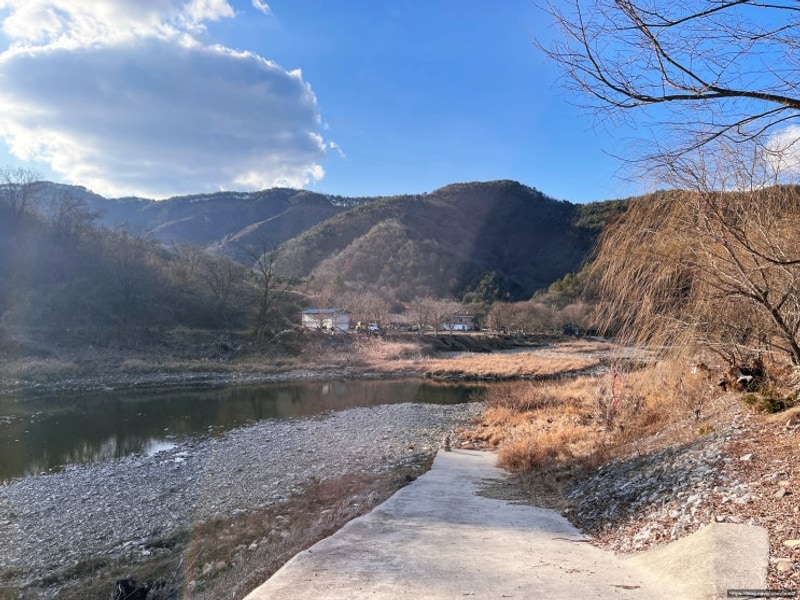 겨울 캠핑️ 한적하고 사이트 넓은 전북 완주 운주 솔밭캠핑장