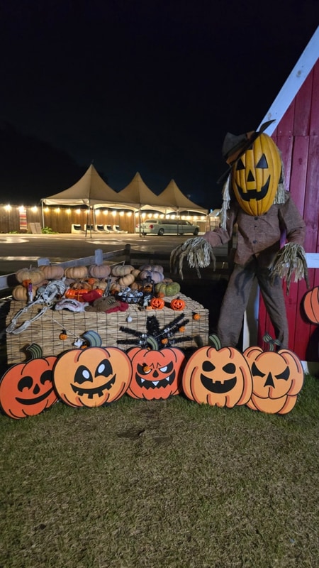 경주 키즈 숙소 밤부사운드캠핑장 솔직후기 할로윈분위기