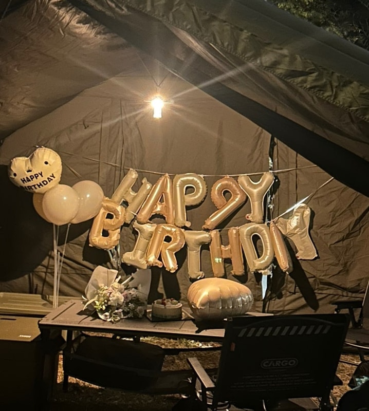 서른 , 생일캠핑  2박3일  완주 솔밭캠핑장