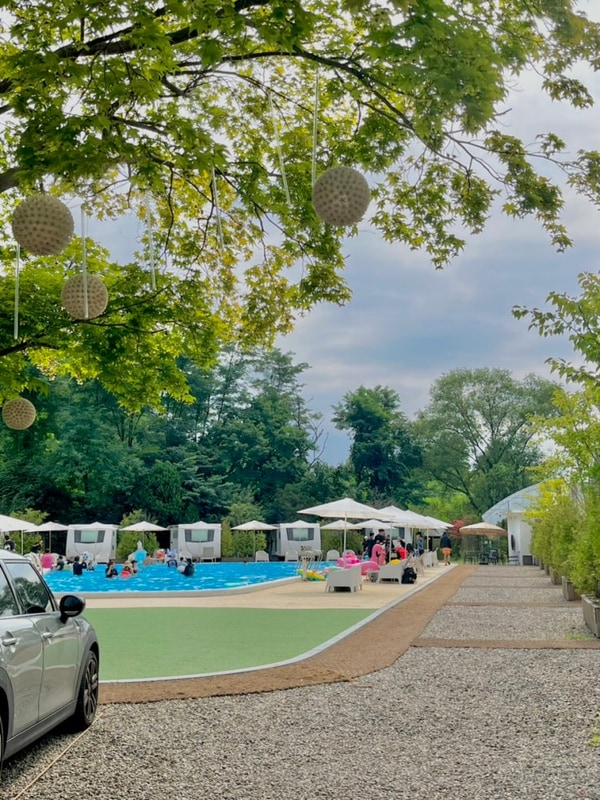 양주잼잼 글램핑 & 카라반 : 서울 근교 캠핑 수영장 바베큐 후기