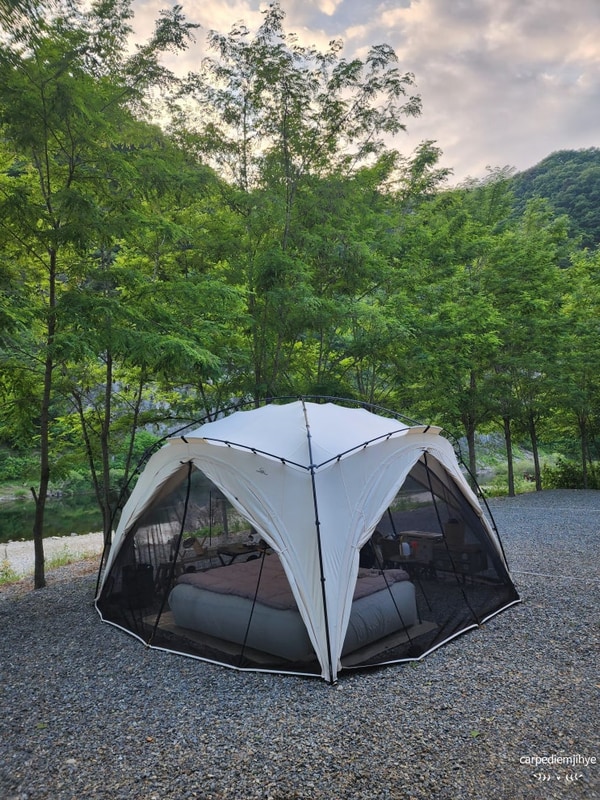 영월 2박3일 캠핑 / 버블쉘터s 첫피칭 / 영월마루펜션캠핑장