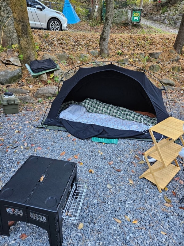 제천? 인가 캠핑. 드래곤오토캠핑장 wt DOD 후카즈메SS...