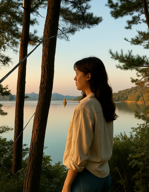 "바다와 함께한 하루, 태안의 숨은 보석, 청산리오토캠핑장에서...