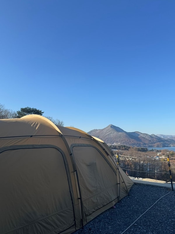 청풍호 호수뷰 캠핑 | 충북 제천 스테이아웃제천 캠핑장 후기