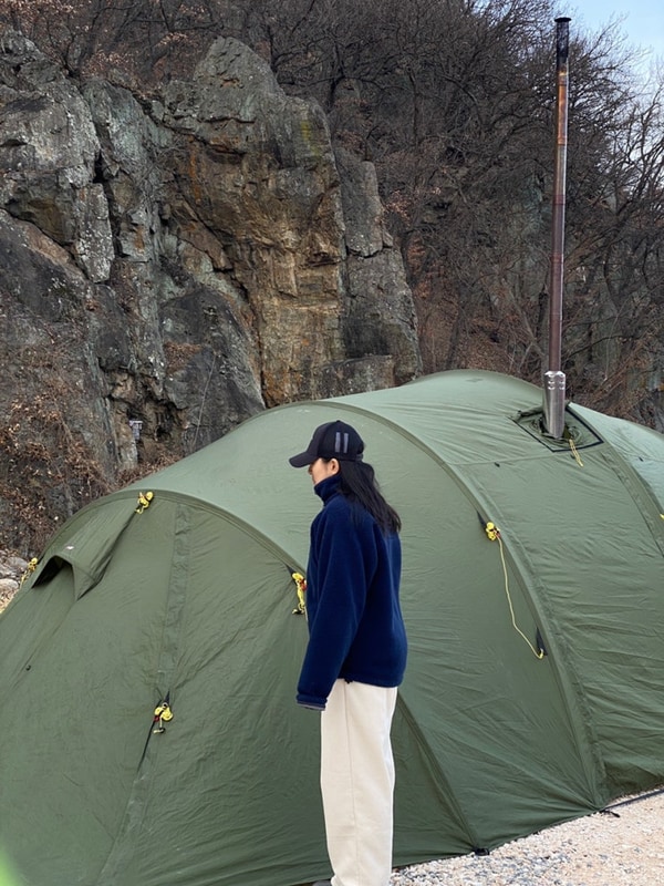 경북 청도신상캠핑장 절벽뷰가 멋진 은광디미 캠핑장